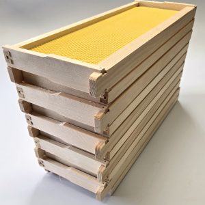 Beehive - 10 medium frames with plastic foundation