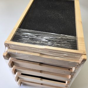 Beehive - 10 deep frames with plastic foundation