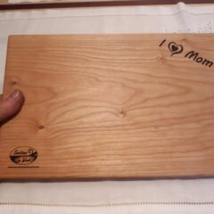 Cutting Board 12" X 8"  Bevelled Plain Personalized - Image 2