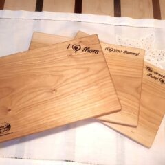 Cutting Board 12" X 8"  Bevelled Plain Personalized