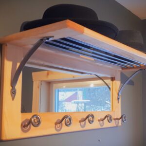 Coat & hat rack straight - ash