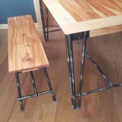 Table Wood and Iron - Custom Design - Image 2