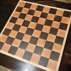 Checkerboard Chessboard - Classy End-Grain Maple and Walnut 15" x 15" - Handmade in Canada - Image 2