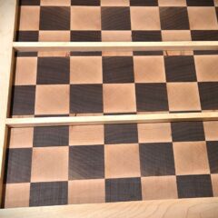 Checkerboard Chessboard - Classy End-Grain Maple and Walnut 15" x 15" - Handmade in Canada - Image 3