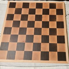 Checkerboard Chessboard - Classy End-Grain Maple and Walnut 15" x 15" - Handmade in Canada