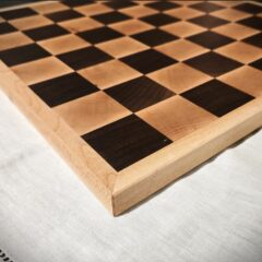 Checkerboard Chessboard - Classy End-Grain Maple and Walnut 15" x 15" - Handmade in Canada - Image 5