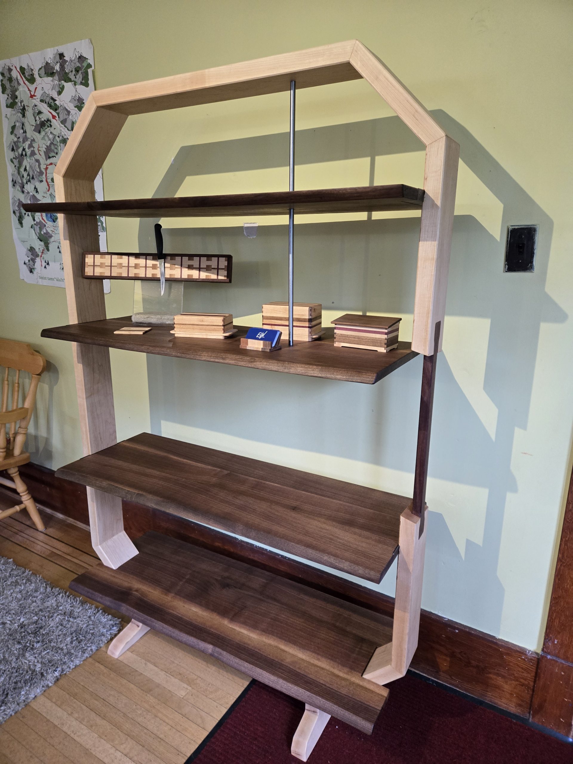 4 shelves display unit - Unique design - Image 7